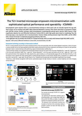 Microscope Systems | Nikon Europe B.V.