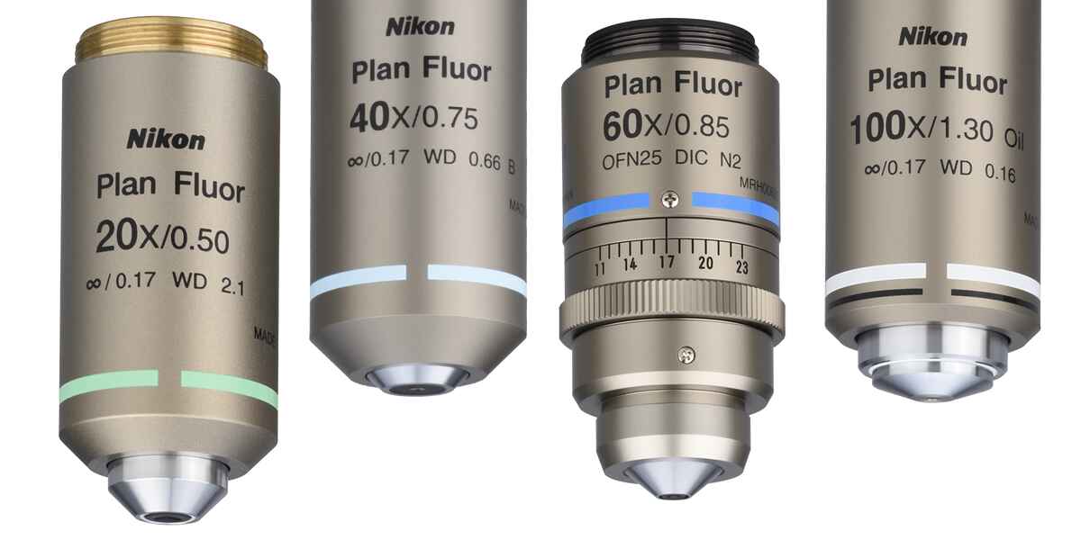 ニコン 対物レンズ Plan Fluor 40x /0.75 DIC M【美品】