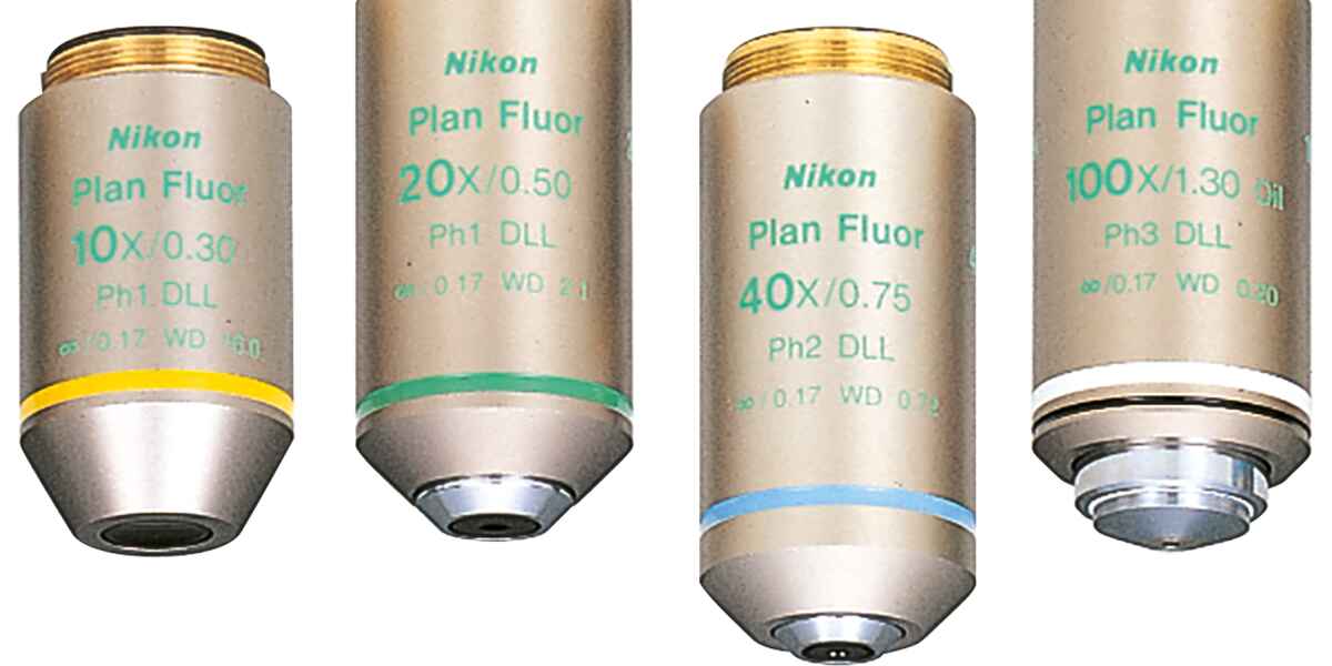 ニコン対物レンズ Plan Fluor 40x/0.75 Ph2 DLL【美品】-